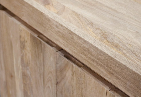 Nowoczesna komoda drewniana z półkami ML-12-MN