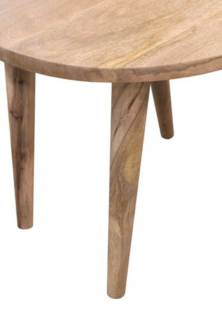 Okrągły stolik kawowy w stylu scandi OSLO-ST18