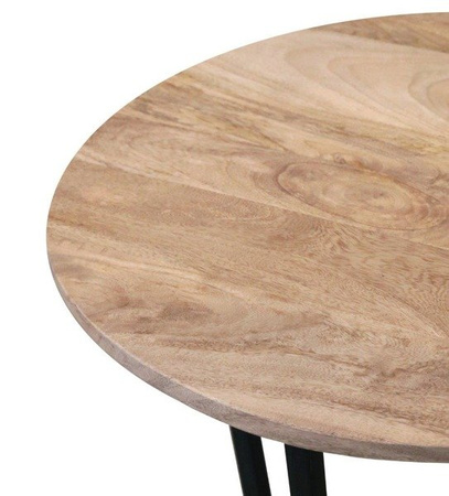 Stolik kawowy okrągły loft , stolik kawowy industrialny