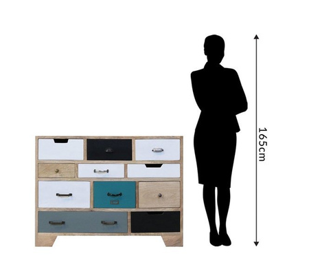 Komoda Scandi z małymi szufladkami OSLO-SC1703