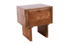 Designerska szafka nocna mango z szufladą – orzech włoski 50x40x55 cm HG-05-MWL