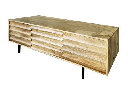 Nowoczesna szafka RTV z metalowymi nogami KP-02-MN