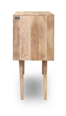 Wysoka szafka RTV w stylu scandi OSLO-ST06-W