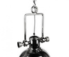 Lampa wisząca, niklowana, loft, industrialna