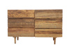 Rustykalna komoda ze starego drewna z szufladami CTR-137558-OLD
