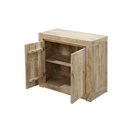 Nowoczesna komoda drewniana z półkami ML-12-MN