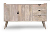 Skandynawska komoda z szufladami i szafką OSLO-ST08-MN