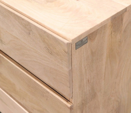 Nowoczesna komoda z naturalnego drewna Mango SH-01-MN