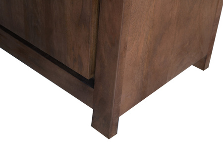 Minimalistyczna szafka RTV z drewna mango NR-02-MWL