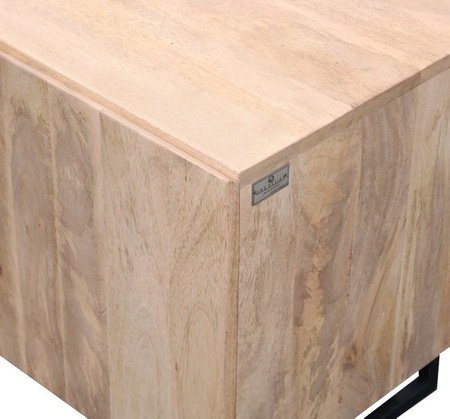 Nowoczesna komoda z naturalnego drewna Mango SH-01-MN