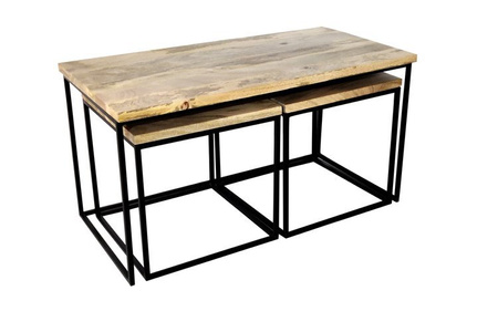 Komplet loftowych stolików kawowych SH-79-MN