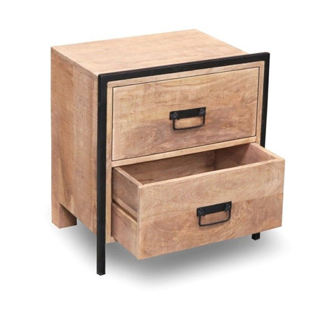 Loftowa szafka nocna z szufladami SH-20-MN