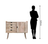 Skandynawska komoda na wysokich nóżkach OSLO-ST11-MN
