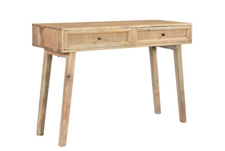 Drewniana konsola z szufladami w stylu boho GR-05-MN