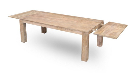 Rozkładany stół z naturalnego drewna 320/240x100x76 VR-UN73-MN