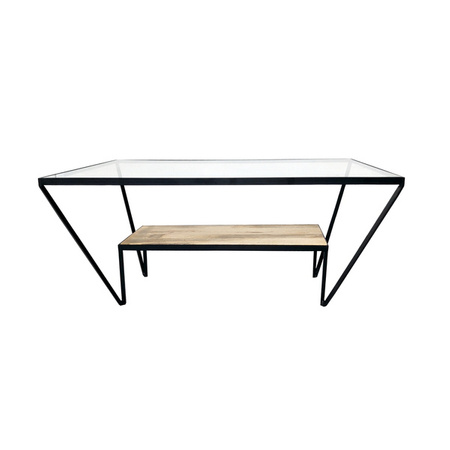 Nowoczesny stolik kawowy z półką SH-70-MN