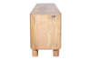 Szafka RTV drewniana 200 cm , 4-drzwiowa RIMINI RM-03-MN - mango naturalne japandi