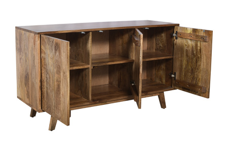 Nowoczesna komoda z drewna Mango w kolorze karmel ST-06-CR