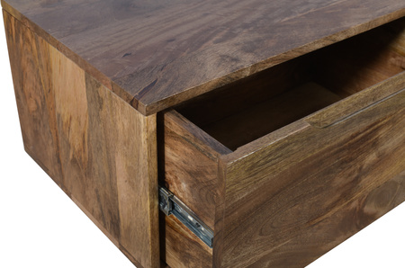 Drewniana szafka RTV 180 cm drewno mango z szufladami ST-02-CR