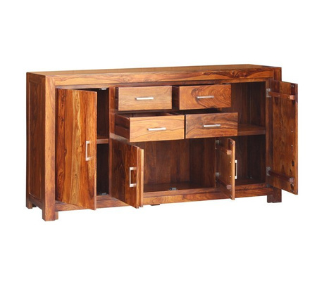 Duża komoda drewniana w stylu kolonialnym MOD-123-50P