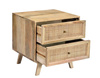 Rattanowa szafka nocna z szufladami GR-01-MN