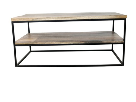 Drewniany stolik kawowy z półką SH-78-MN