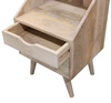 Szafka nocna z naturalnego drewna OSLO-ST12-MN