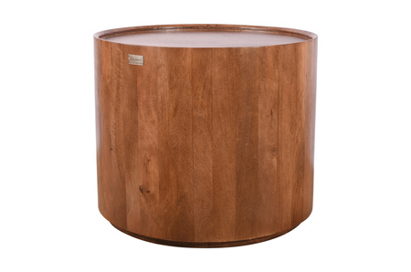 Stolik kawowy okrągły mango orzech włoski 65x55 cm ED-05-MWL