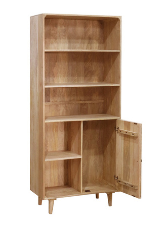 Drewniany regał z naturalnego drewna mango PQ-PR11-MN