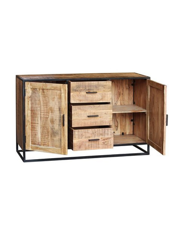 Komoda Loft industrialna, komoda drewniana MC-02-ANL