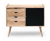 Skandynawska komoda z szufladami i szafką OSLO-ST11C-B