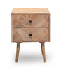 Drewniana szafka nocna na wysokich nóżkach PQ-PR07-MN