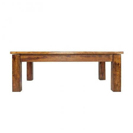 Kolonialny stolik kawowy z miodowego drewna palisandru MOD-148-50P