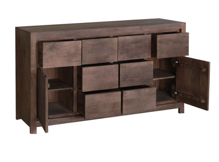 Prosta komoda z szufladami Mango orzech włoski NR-05-MWL