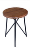 Okrągły stolik kawowy z metalowym stelażem SH-59-MWL