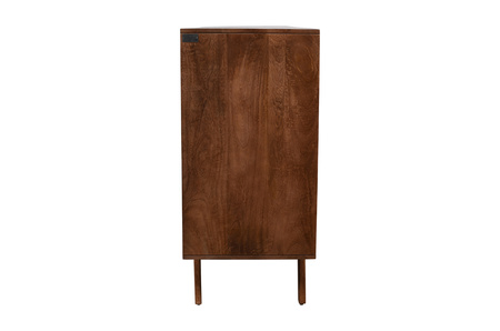 Minimalistyczna komoda skandynawska drewniana w kolorze orzecha włoskiego ST-21-MWL