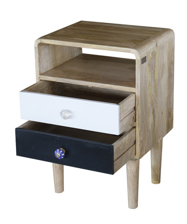 Skandynawska szafka nocna z szufladami OSLO-SC05B