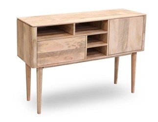 Drewniana komoda na wysokich nóżkach FT-02-MN