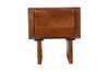 Designerska szafka nocna mango z szufladą – orzech włoski 50x40x55 cm HG-05-MWL