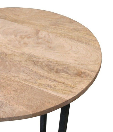 Stolik kawowy okrągły loft , stolik kawowy industrialny