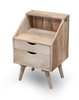 Szafka nocna z naturalnego drewna OSLO-ST12-MN