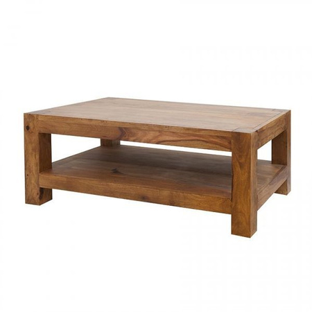 Kolonialny stolik kawowy z półką VR-02-TP