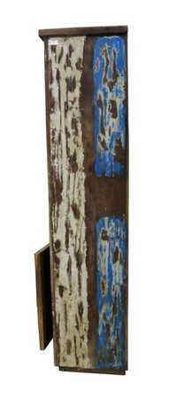 Rustykalna biblioteczka z szufladą i szafką RST-SBP116-RC