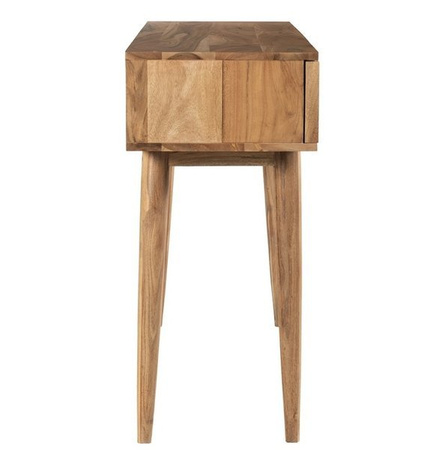 Konsola drewniana , konsola akacja naturalna , konsola z szufladami, konsola lamele, konsola nowoczesna