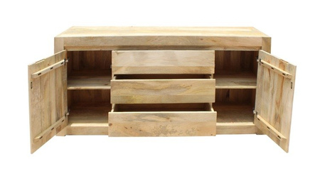 Duża komoda drewniana z szufladami ML-01-MN