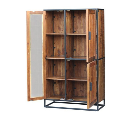 Loftowa witryna z efektem przecieranego drewna MC-11-AWL