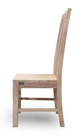 Krzesło drewniane z oparciem z lameli UD-24-MN