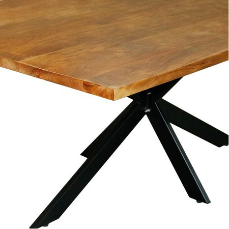 Stół loft , stół industrialny, stół metalowe nogi , akacja indyjska