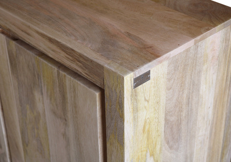 Duża nowoczesna komoda z drewna Mango NR-04-MN