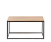 Prostokątny stolik kawowy w stylu industrialnym 117x70x45 SH-06-MN